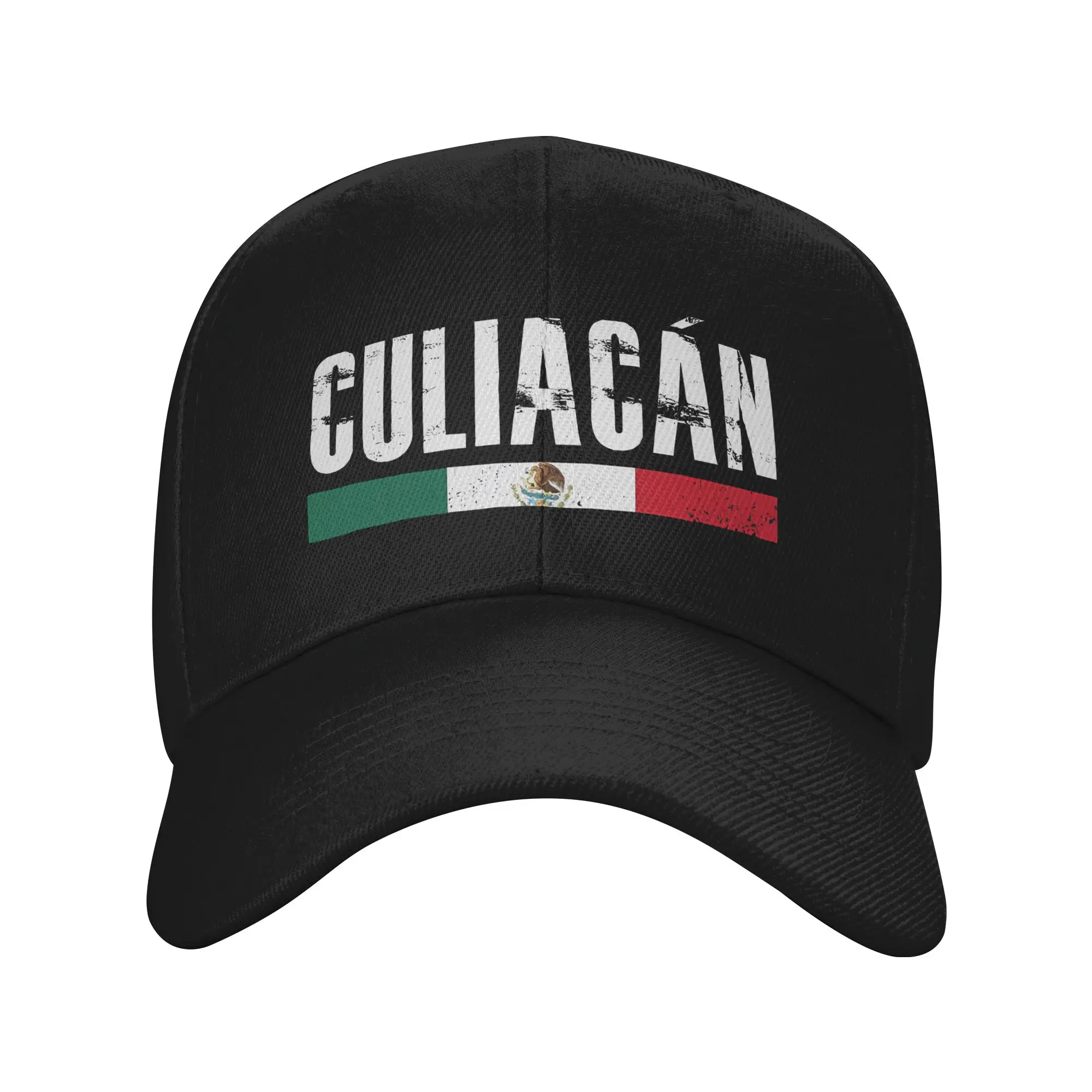 Gorra de béisbol con visera curva, diseño de la bandera de Culiacán, Sinaloa, México, ideal para mujeres con circunferencia de cabeza grande.