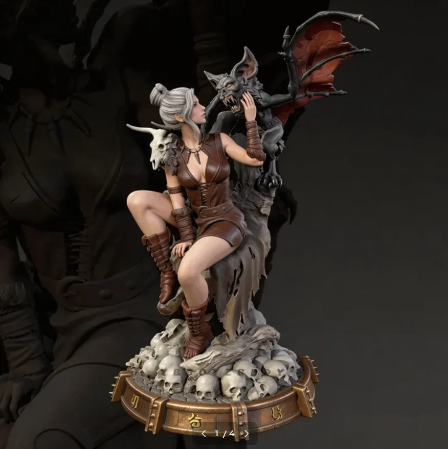 

Overall heights 38mm 50mm 75mmResin model kits figure colorless and self-assembled（3D Printing ） TD-7754/3D