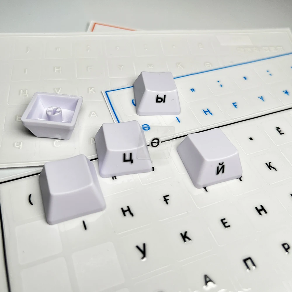 

Transfer Sticker Keyboard Letter Alphabet Layout for Edge Side Easy Apply Removable