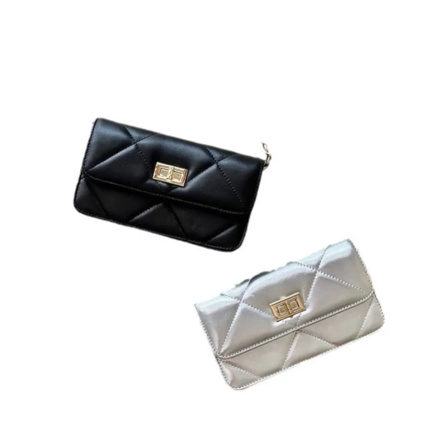 

Fashionable new niche casual mini phone bag, small fragrant style, diamond grid, high-end single shoulder crossbody women's bag