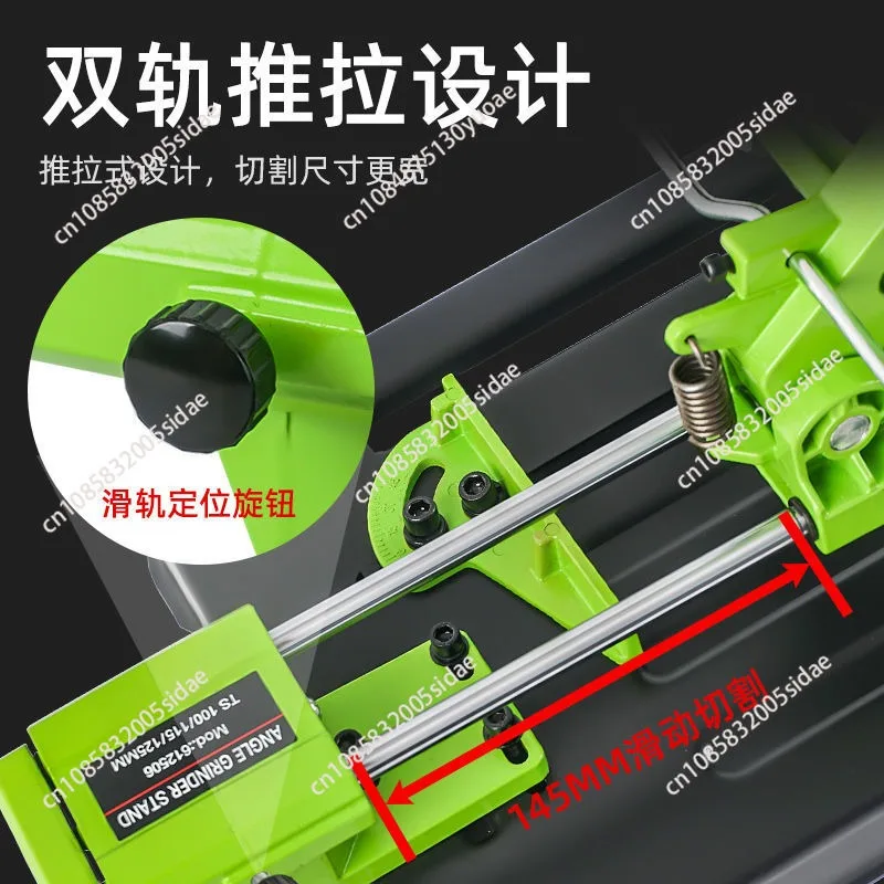 Angle Grinder Fixed Bracket Draw-bar type Polishing Machine Conversion Cutting Machine Table  angle grinder stand tool