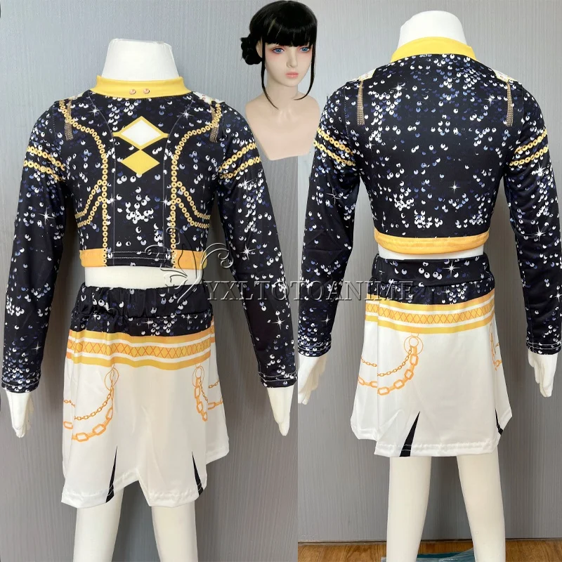 2025 Anime-Film Hot Girlgroup Cosplay-Kostüm Gruppen-Sänger-Performance-Outfits Bühnenshow Halloween-Party
