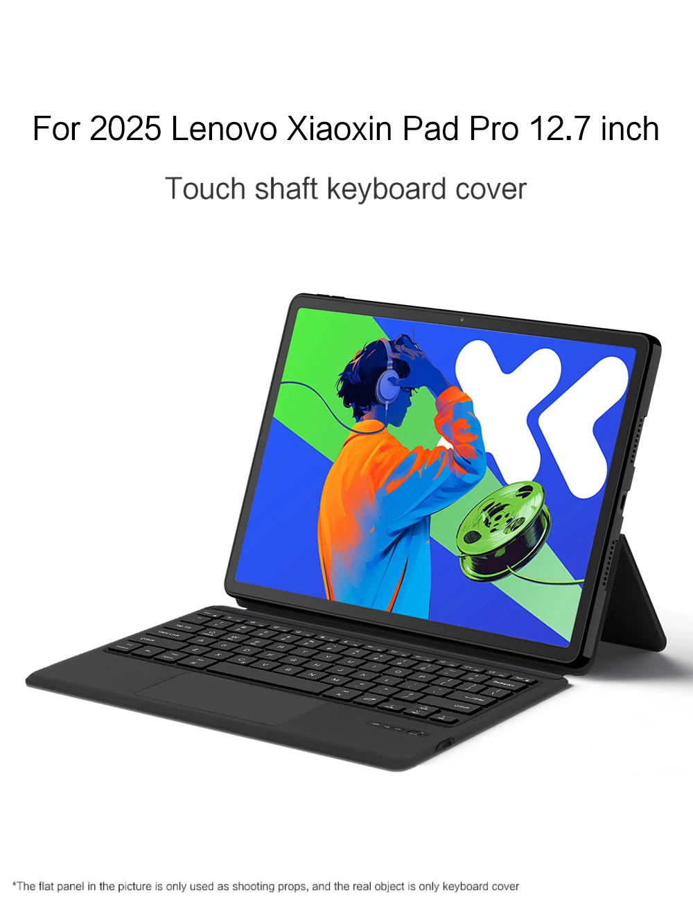 Capa de teclado para lenovo xiaoxin pad pro 12.7 polegadas 2025