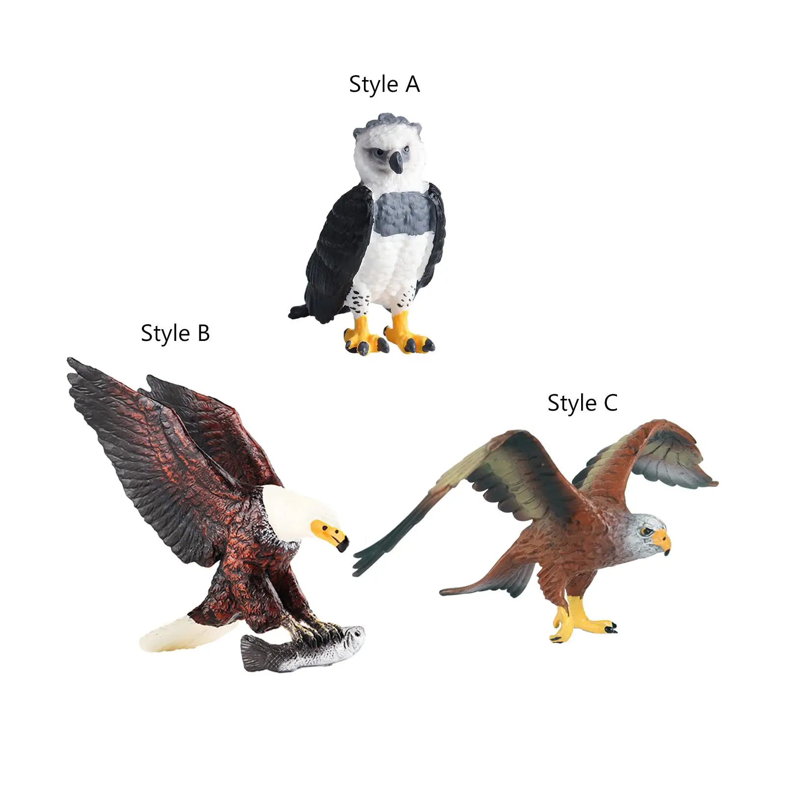 Birds Figures Toy Models Toy Sculptures Educational Learning