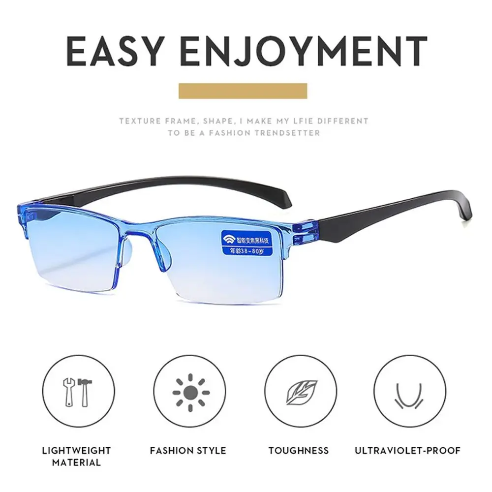 Autofocus Power Anti-Blue Light Reading Glasses Smart Near Far Hyperopia Glasses PC Anti Blue Ray Automatic Zoom Eyeglasses