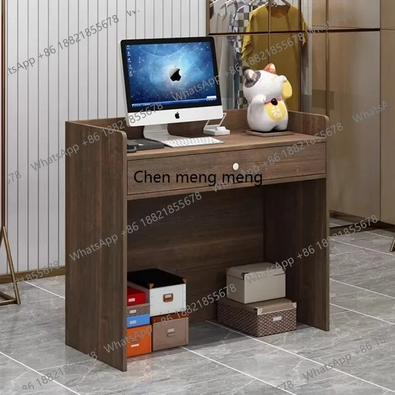 Mostrador de Recepción E136, Mostrador para Tienda, Estudio, Recepción, Mostrador de Lujo Moderno, Comptoir Caisse, Mueble de Esquina