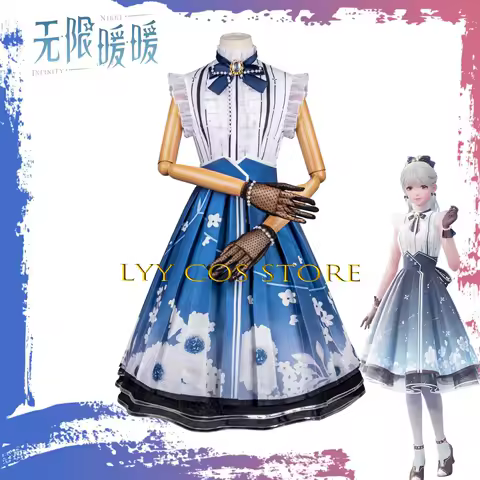 Girl Nikki Cosplay Costume Game Infinity Nikki Women Cute Lolita Dress Floral Memory Anime Party Play Outfit for Princess Skirt