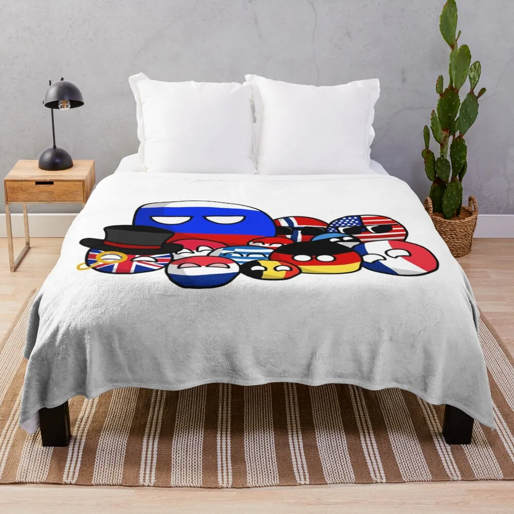 

United Balls Throw Blanket Nap Blanket Plaid