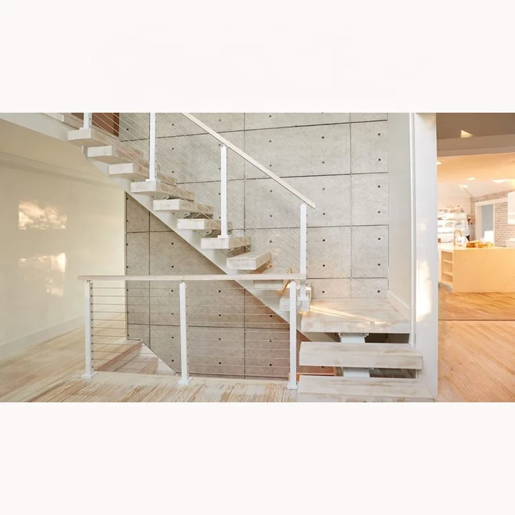 맞춤형 목재 계단 나사형 목재 계단 디딤판 직선형 철제 계단