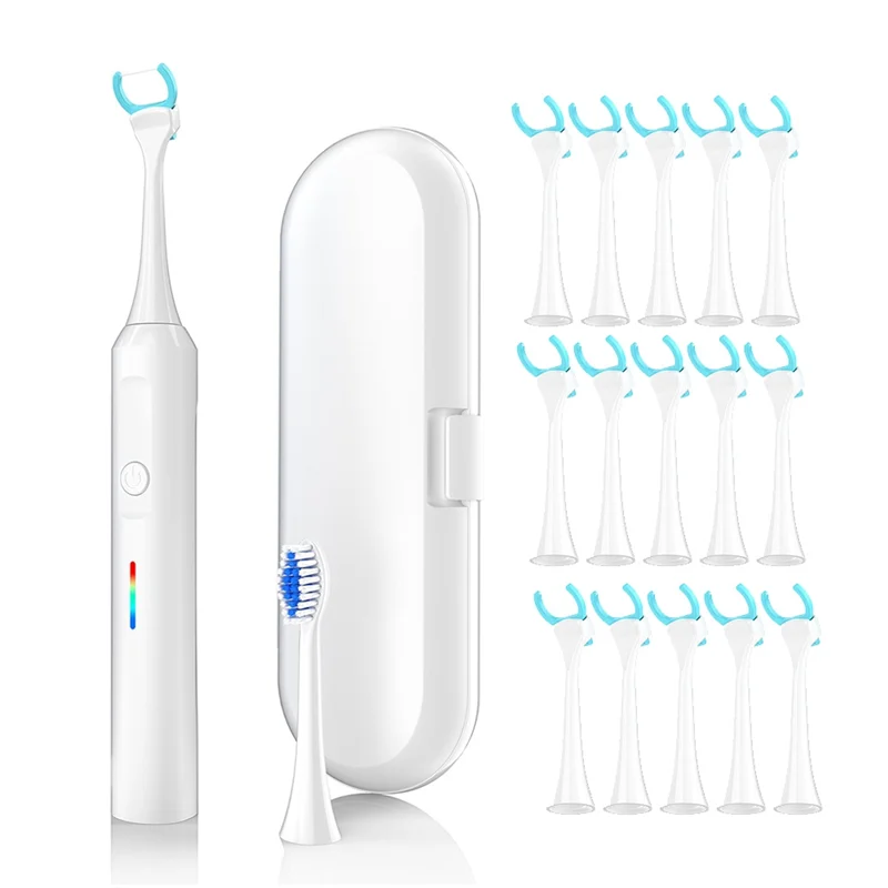 

【COUPON!】Electric Flosser 50 Replacement Heads - Vibration Flosser, Rechargeable, Tongue Scraper/Cleaner, Power Flosser