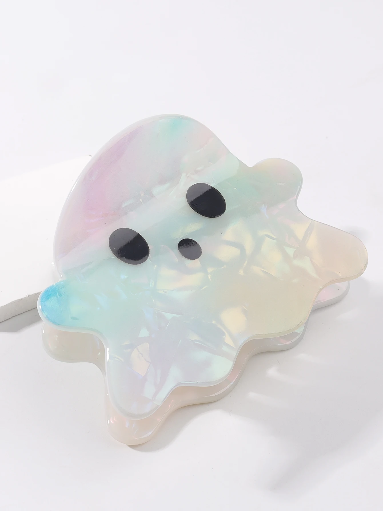 

Хэллоуин царапины для волос Ghost Ghost Classic ПВХ принт, создание личности, зажим для волос Ghost Grab аксессуар для волос