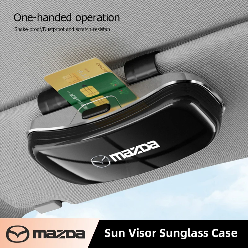 

Car Visor Sunglasses Glasses Case Glasses Holder Clip Box For Mazda 2 6 3 CX5 CX80 CX70 CX90 MX30 CX60 CX50 CX30 BT50 e-TPV CX3