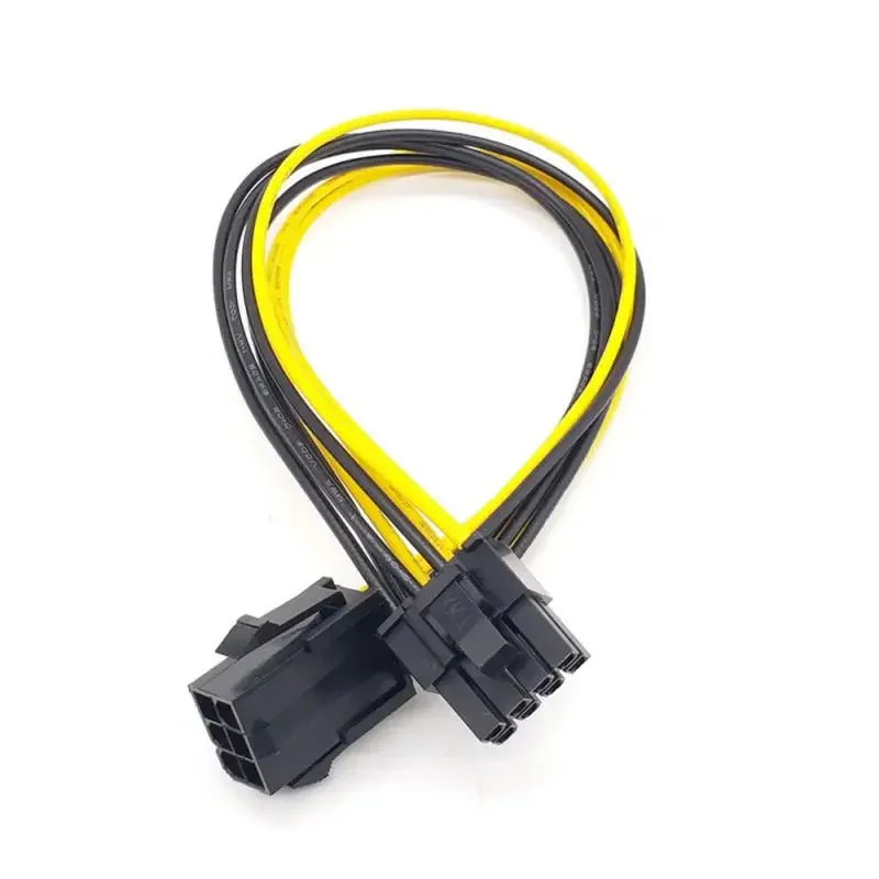 Graphics Card 6PIN To 8pin Server Power Conversion Board 6PIN To 6+2P Graphics Card Power Supply Extension Cable 18awg