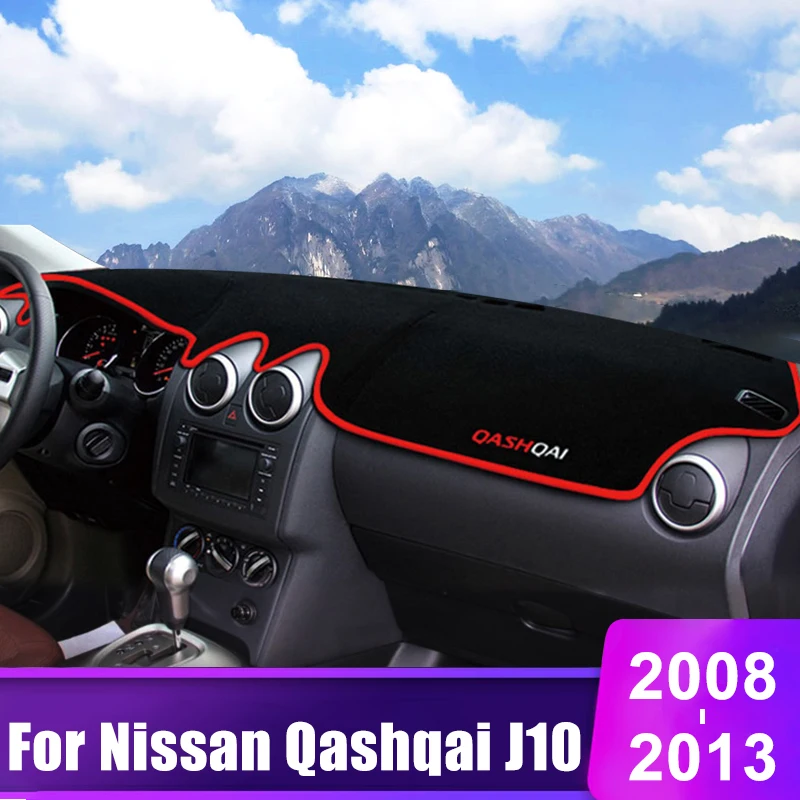 

For Nissan Qashqai J10 2008 2009 2010 2011 2012 2013 Car Dashboard Cover Instrument Desk Sun Shade Non-slip Pad Accessories