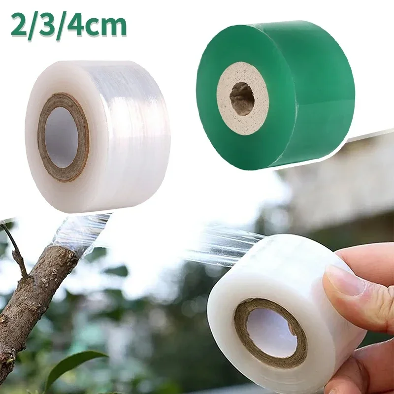 PE Grafting Tape Film Self-adhesive Garden Tree Plants Seedlings Vine Tomato Grafting Accessories Stretchable 2/3/4cm Width