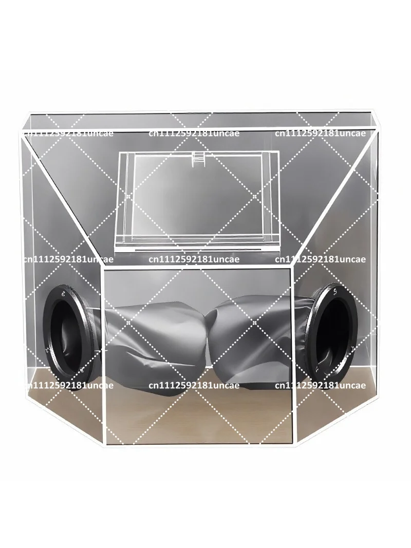 Enclosed Grinding Dust Box Cover for Polishing, Sanding, Sculpturing, Metal Cutting