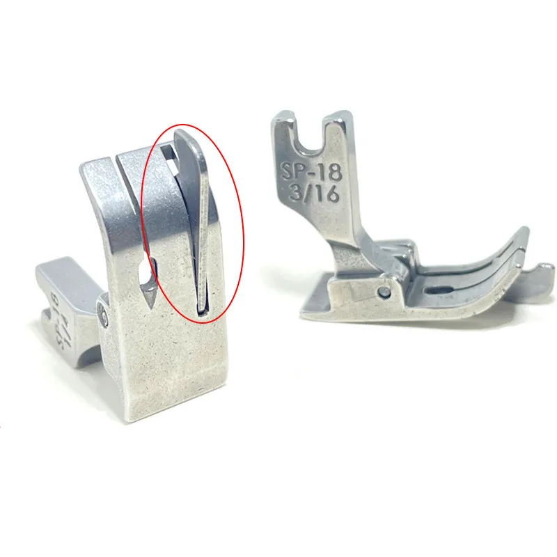 SP-18 Right / Left Side Edge Guide Presser Foot For Industrial Single Needle Sewing Machine Accessories Seam Walking Flat Car