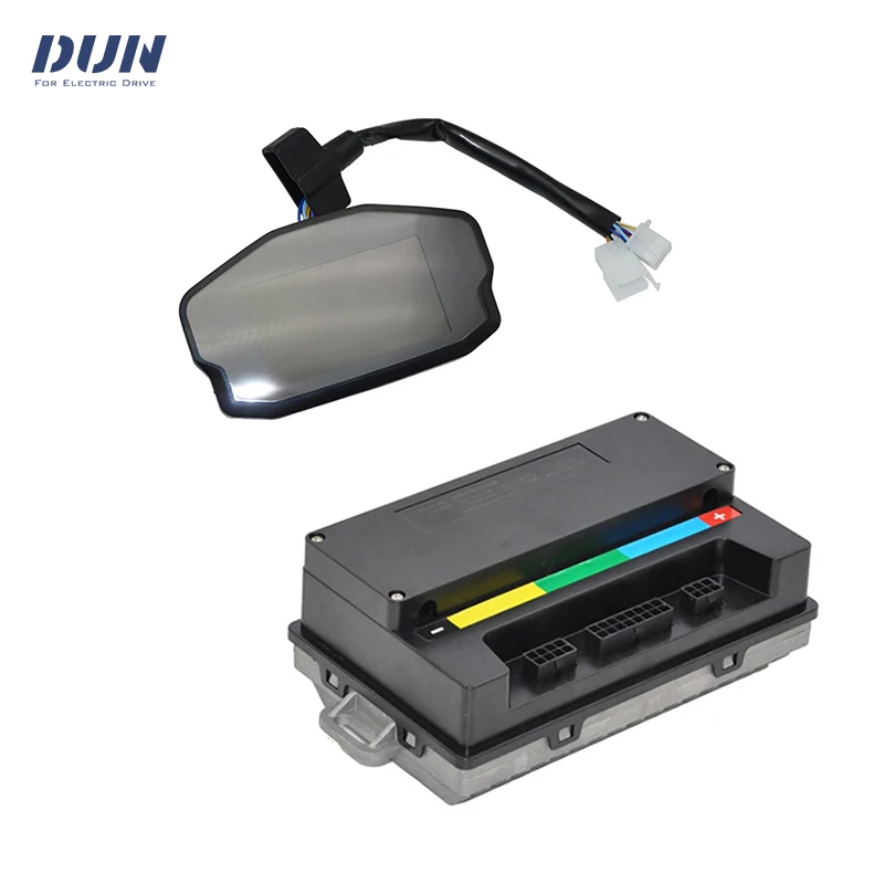 

LANDE EM50S 7255 55A 1KW BLDC Sine Wave Controller with DKD LCD Speedometer Display For QS Wheel Mid Drive Motor