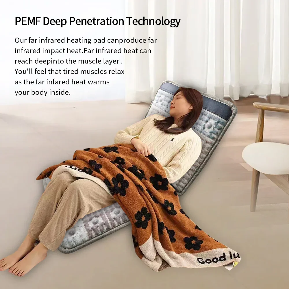 PEMF Crystal Pad Kristrallmate Infrared Therapy Photon Chakra Energy Pulse Magnetic Field Relieves Fatigue And Pain