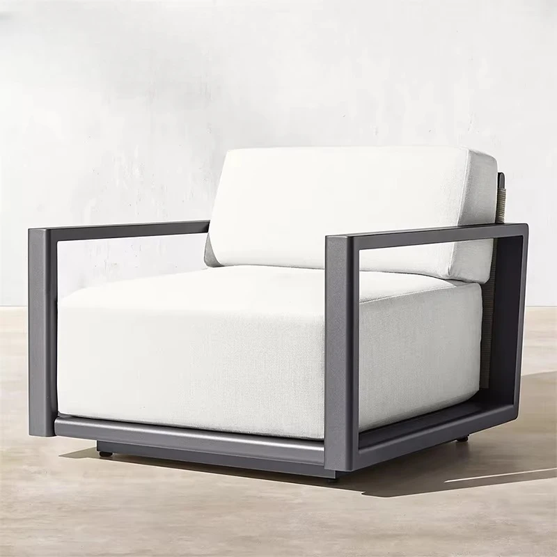 Modern Metal Outdoor Furniture Aluminum Lounge Patio Garden Sofa Set