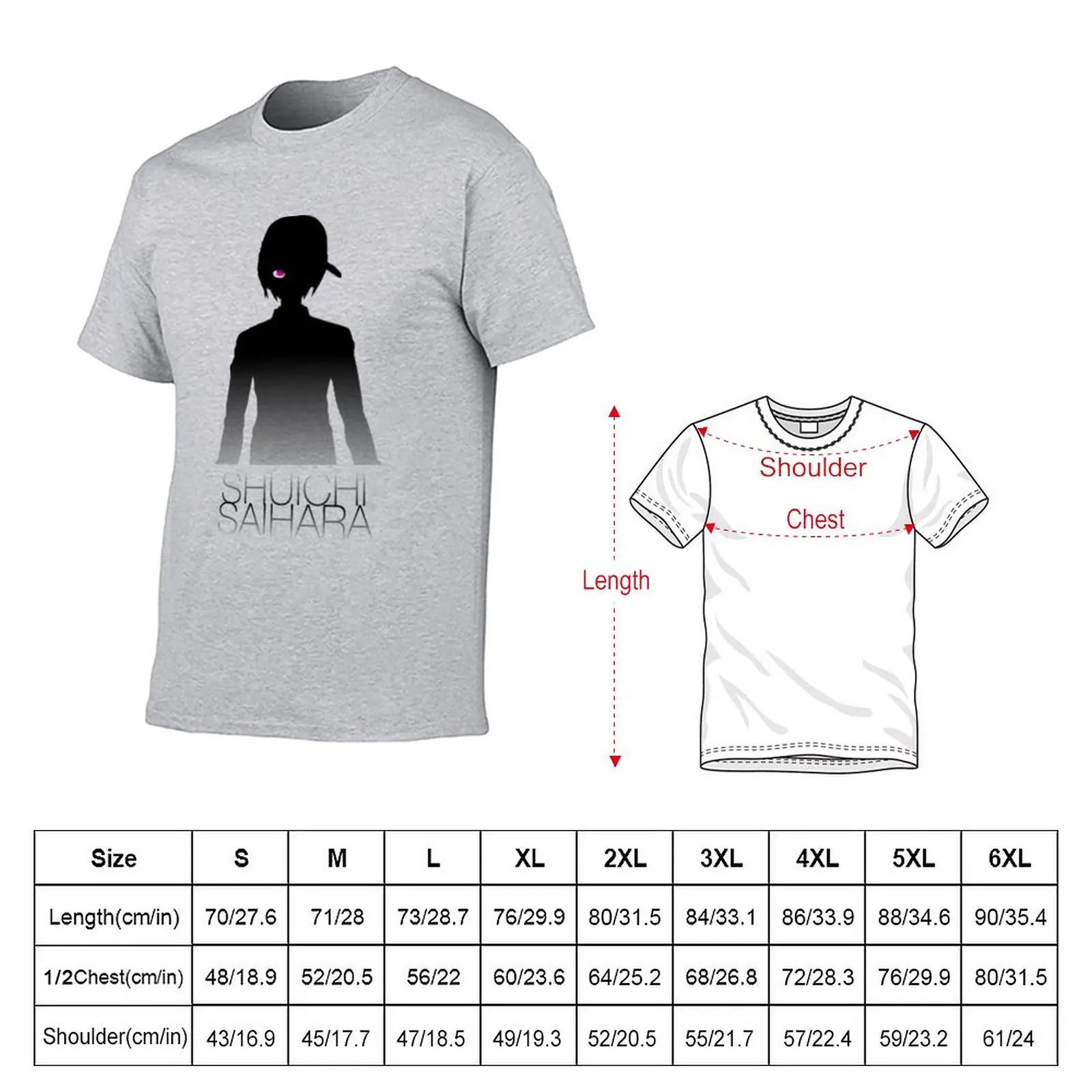 - SHUICHI SAIHARA - (VER. 2) T-Shirt customs graphics summer tops sweat shirt mens graphic t-shirts hip hop