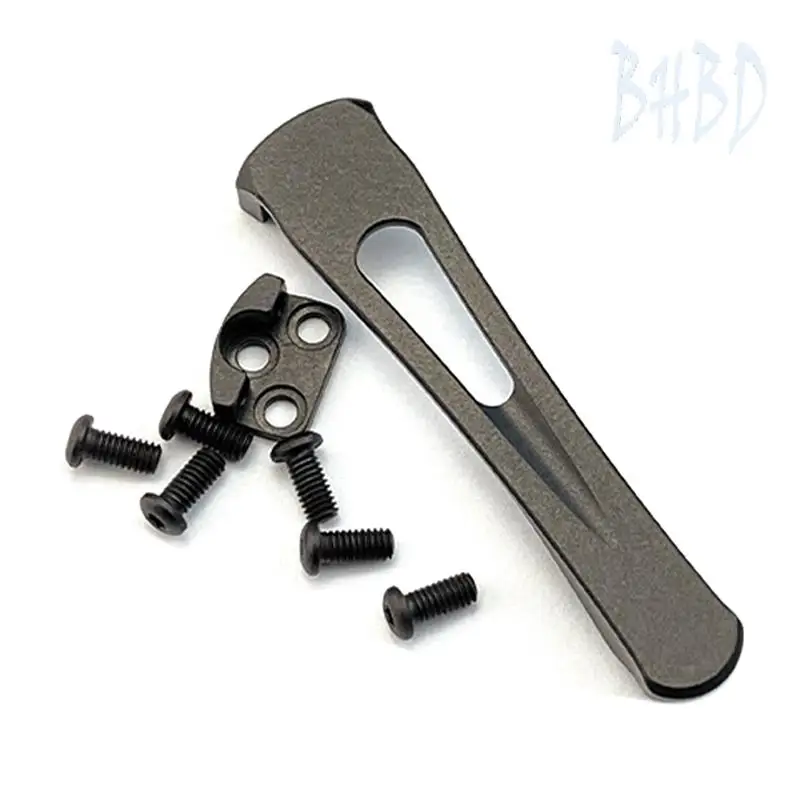 

BHBD-Pocket Back Clip For C81 2 C223 Para 3 Knife Accessories Titanium Deep Carry Pocket Clip For Knives