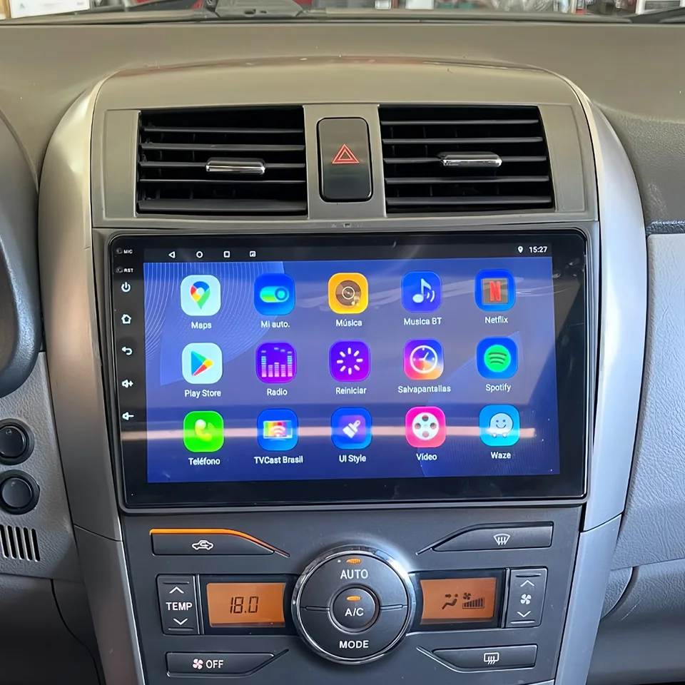 8Core Android 14 8G Ram Car DVD Radio Audio Music Tape Recorder Gps PC Tablet For Toyota Corolla 2006 - 2013 CarPlay Auto RDS BT