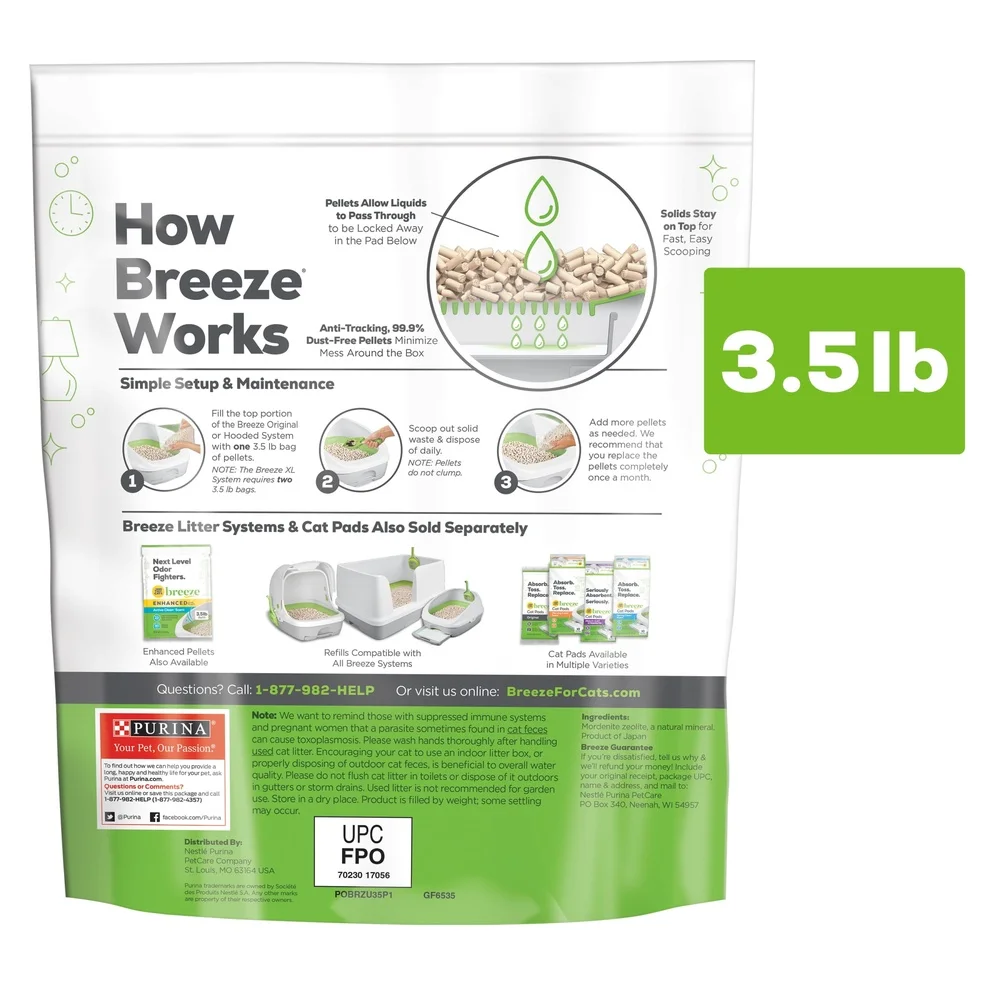 كريات فضلات القطط غير المتكتلة، تحكم منخفض في رائحة الغبار، 3.5 رطل، فضلات القطط المتعددة، منازل القطط، صيانة سهلة 99.9 خالية من الغبار