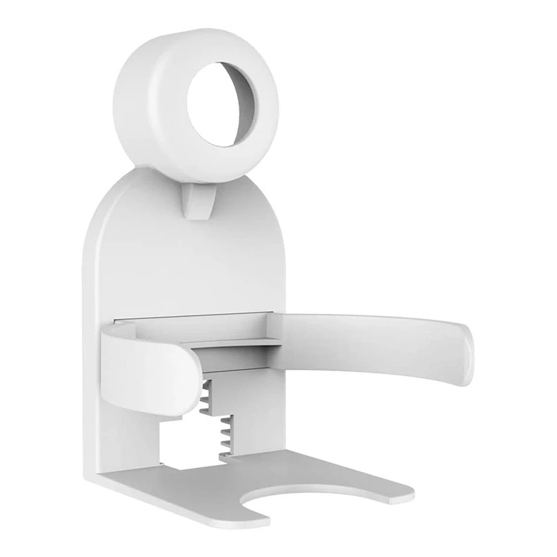 ตัวยึดผนังเอาท์พุทตัวยึดที่ยึดแบบกะทัดรัดขาตั้งเครื่องเสียงสำหรับ Google Nest เราเตอร์ WiFi AC2200สีขาว