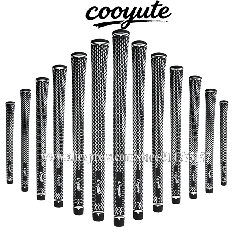 Рукоятки для гольф-клюшек Cooyute унисекс, высококачественные резиновые рукоятки для гольфа, для драйверов и вудов, стандартные/средние/большие размеры, аксессуары для гольфа