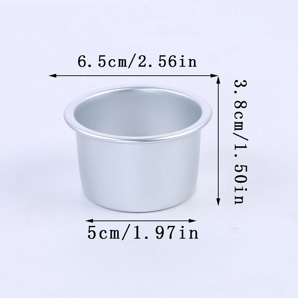 مقلاة صغيرة لكعكة الجبن من الألومنيوم ، كوب كيك دائري ، مقلاة مافن ، مقلاة خبز للحلويات ، أداء ، 2 في ، 5