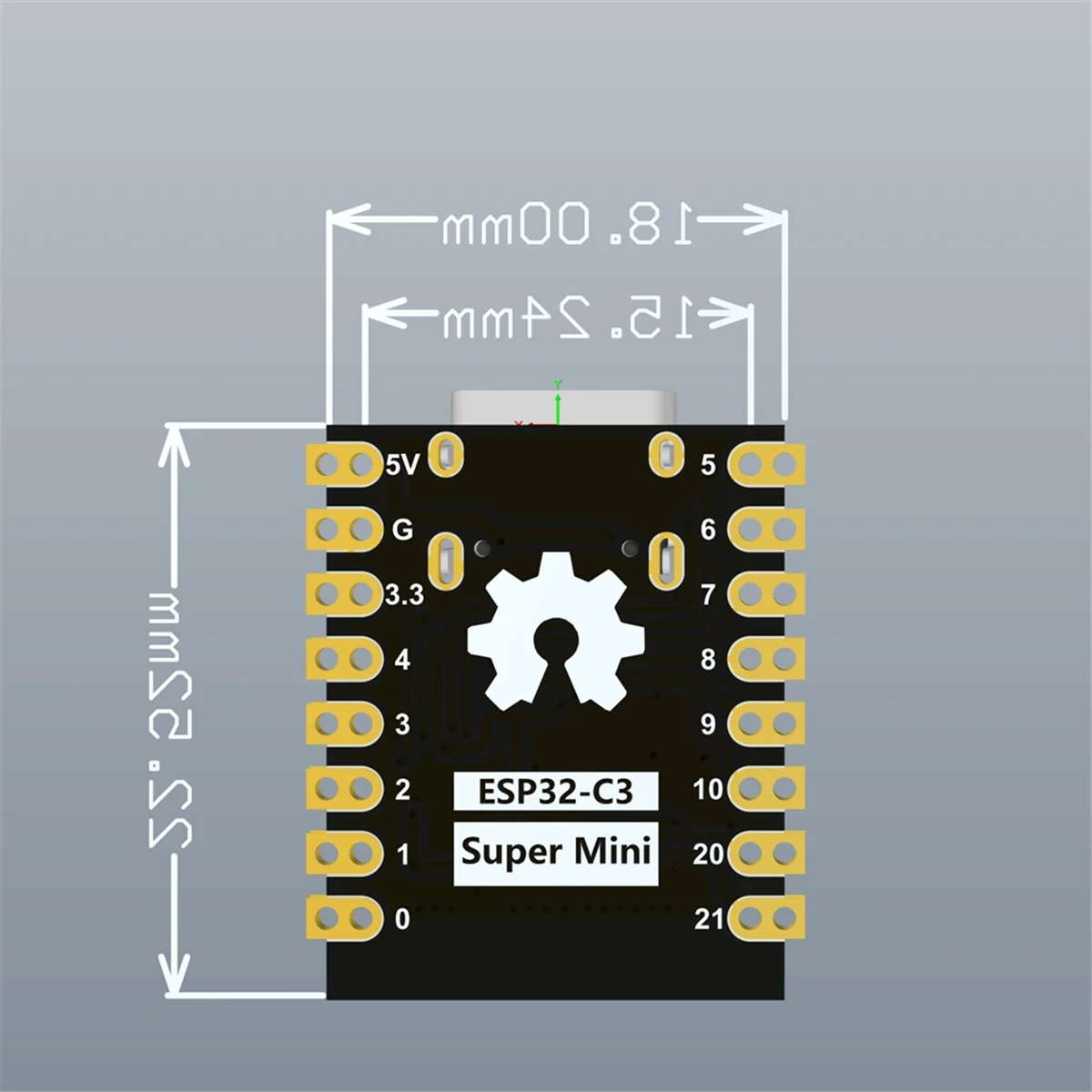 AT87-ESP32-C3 Development Board ESP32 SuperMini Development Board ESP32 Development Board WiFi Bluetooth