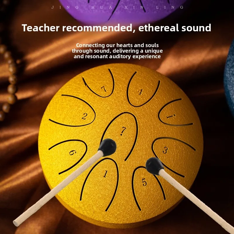 1Pcs Rain Drum Rain Drum for Outside When It Rains Rain Drum for Outside Garden Chakra Drum Chakra Drum for Rain Outdoor 6 Note