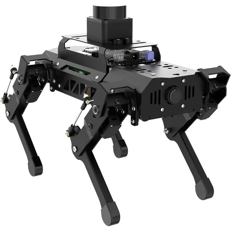 

Четвероногий робот для RaspberryPi 5 ROS2 ROS1 Smart Robot Dog с AI Vision TOF Lidar SLAM Картографирование и навигация ROS Op