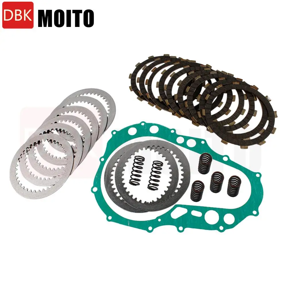 Clutch Kit Friction Plates & Cover Gasket For Suzuki Quadsport Z400 LTZ 400 Kawasaki KFX400 2003-2006 Arctic Cat DVX400 2004-08
