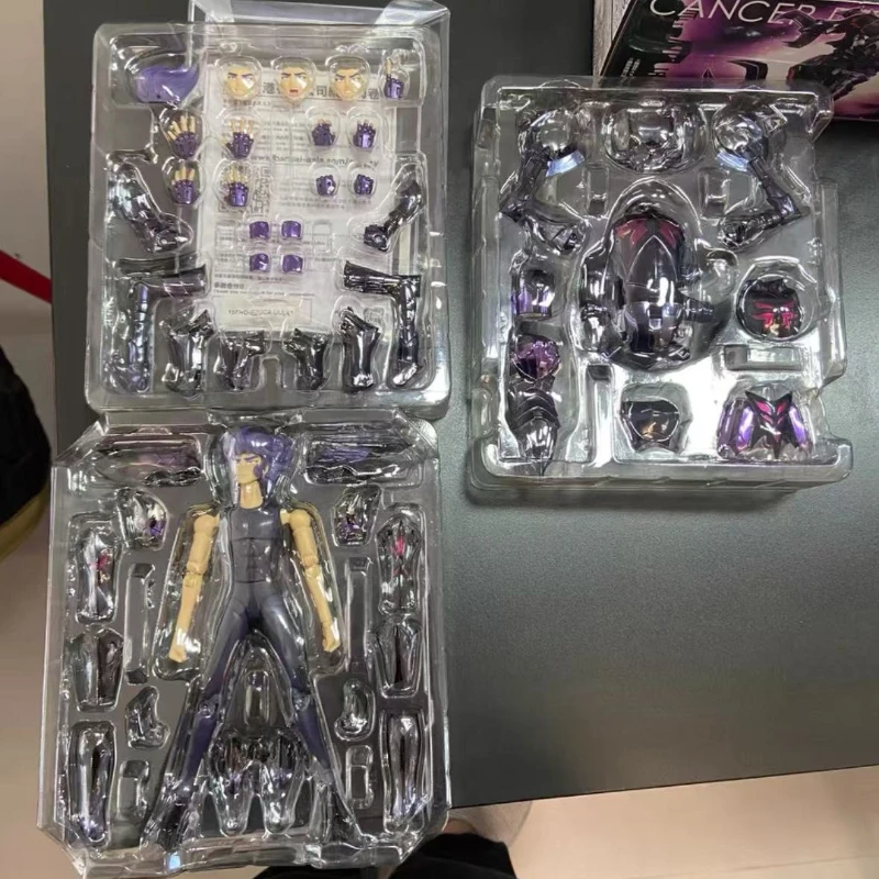 

Brand New in Stock Original Saint Seiya Dark Cancer Constellation Figures Action Doll Model Decoration Festival Toys Gifts