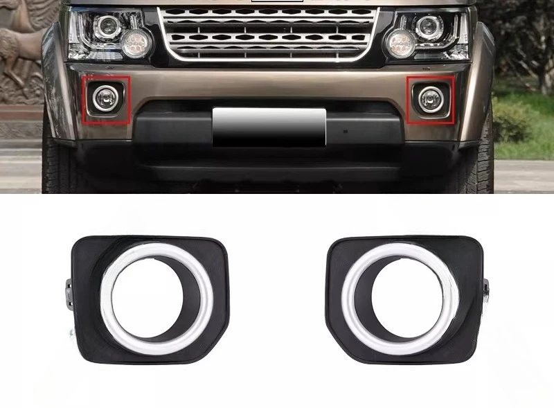 

Неокрашенная декоративная накладка/рамка передней противотуманной фары для Land Rover Discovery 4 2010-2016