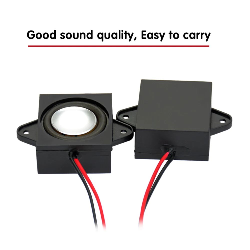 kit 8 Ohm 3 Watt Full Range Cavity Sound SpeakerSingle Tone Speaker  High Fidelity Speaker Accessories