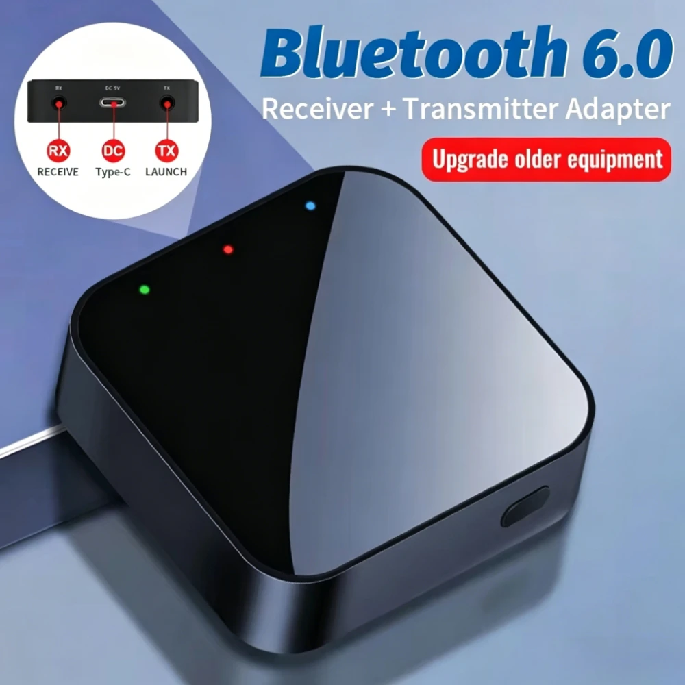 KEBIDUMEI Bluetooth 6.0 Odbiornik i Nadajnik 3.5mm AUX Bezprzewodowy Adapter Audio Nadajnik Bluetooth do Samochodu PC TV Słuchawek — zdjęcie produktu 5