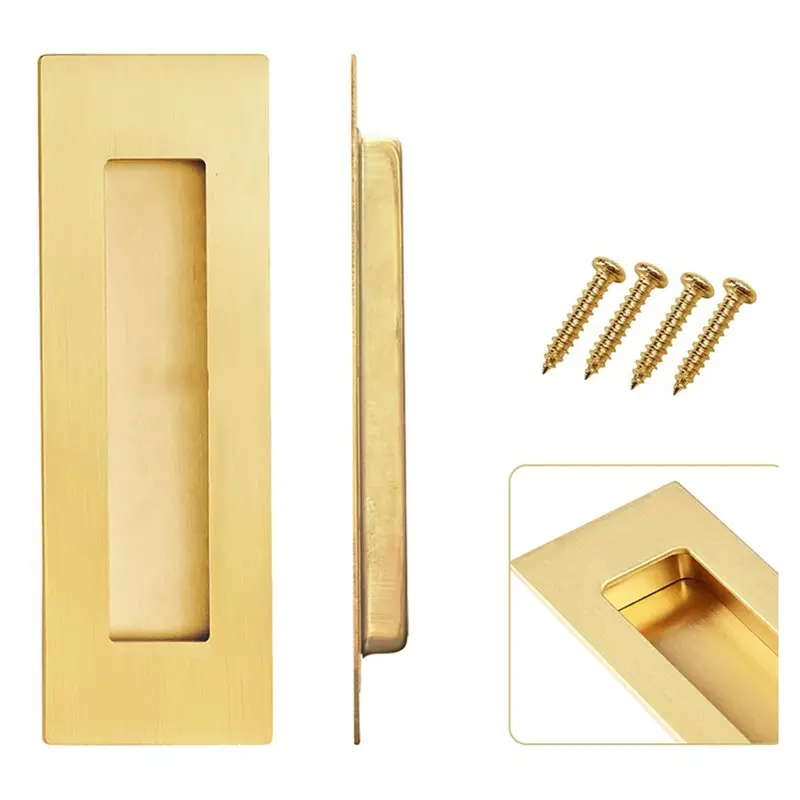YLS-Embedded Finger Buckle Handles Recessed Finger Flush Pulls Sliding Doors,Barn Doors