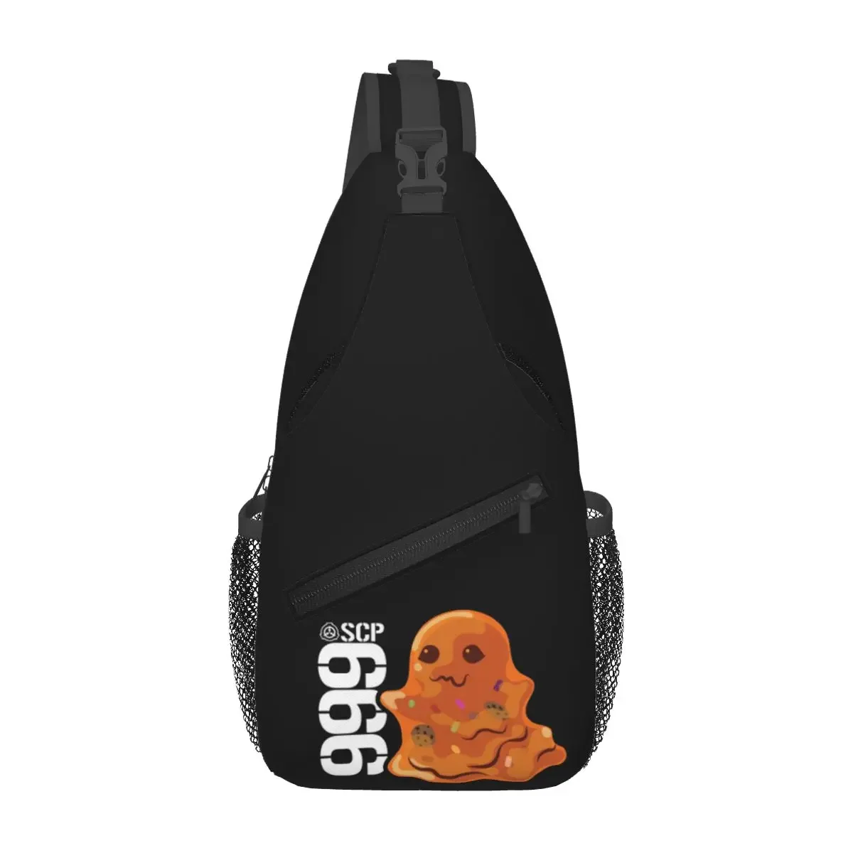 SCP-999 Tickle Monster SCP Foundation Chest Bag Men Sling Crossbody Backpack Chest Bag Travel Hiking Daypack Shoulder Bag