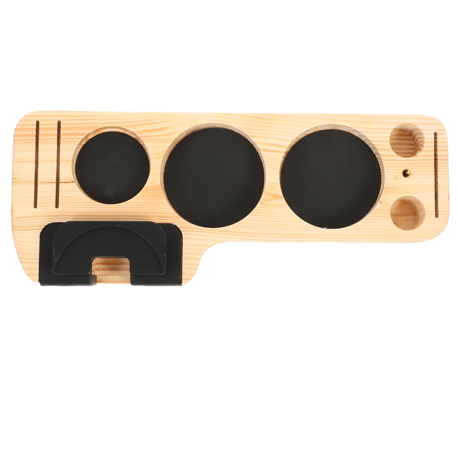 

Wooden Tamper Stand Machine Accessories Stable Holder Desktop Base Wear Resistant Tamper Station Pressing Tool Home