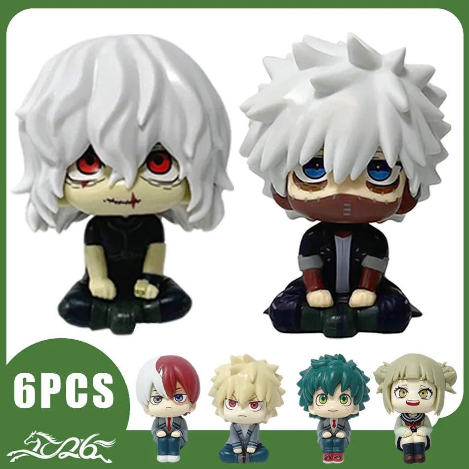

Hot New My Hero Academia: Tomura Shigaraki / Izuku Midoriya / Katsuki Bakugo Cute Chibi PVC Figurine | Collectible Toy Model