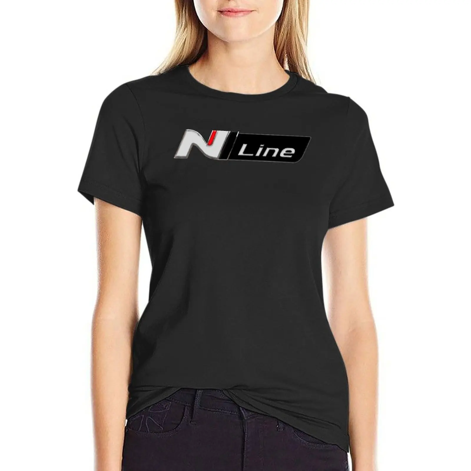 N-Line Performance Logo T-Shirt customs sweat quick drying t-shirt dress for Women plus size