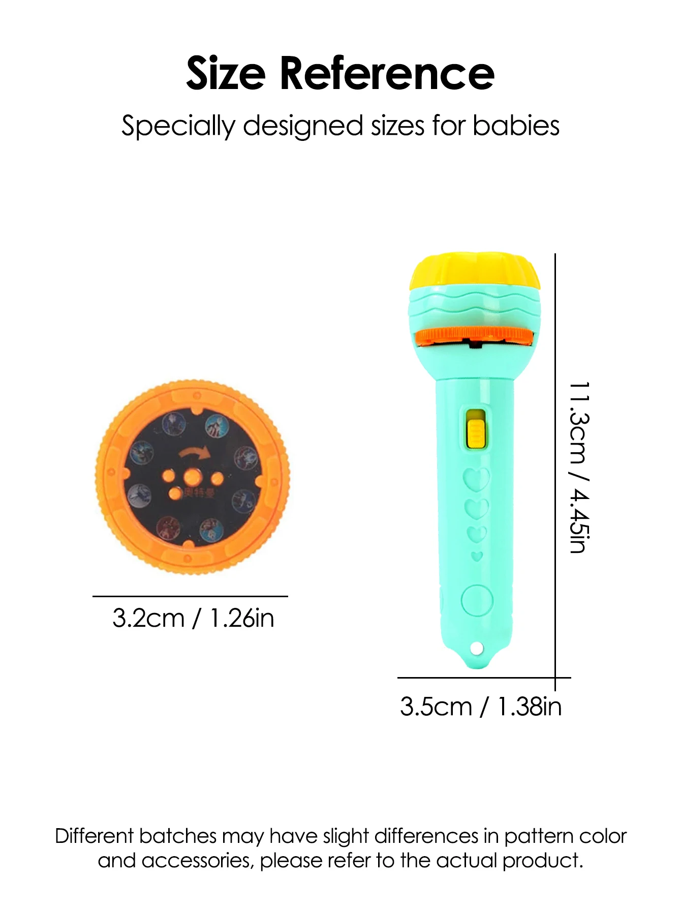 24 Patterns 3/10 Cards Cartoon Projection Flashlight Early Education Cognition Before Bedtime Story Book Puzzle Toys for Kids