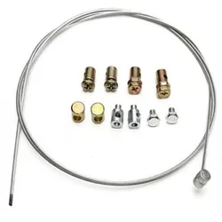 40‘’ Motorcycle Emergency Throttle Cable Repair Kit Motorcycle Clutch Throttle Brake Cables Motorcycle Replacement Accessories