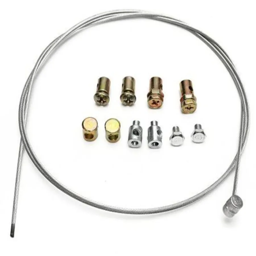 40‘’ Motorcycle Emergency Throttle Cable Repair Kit Motorcycle Clutch Throttle Brake Cables Motorcycle Replacement Accessories
