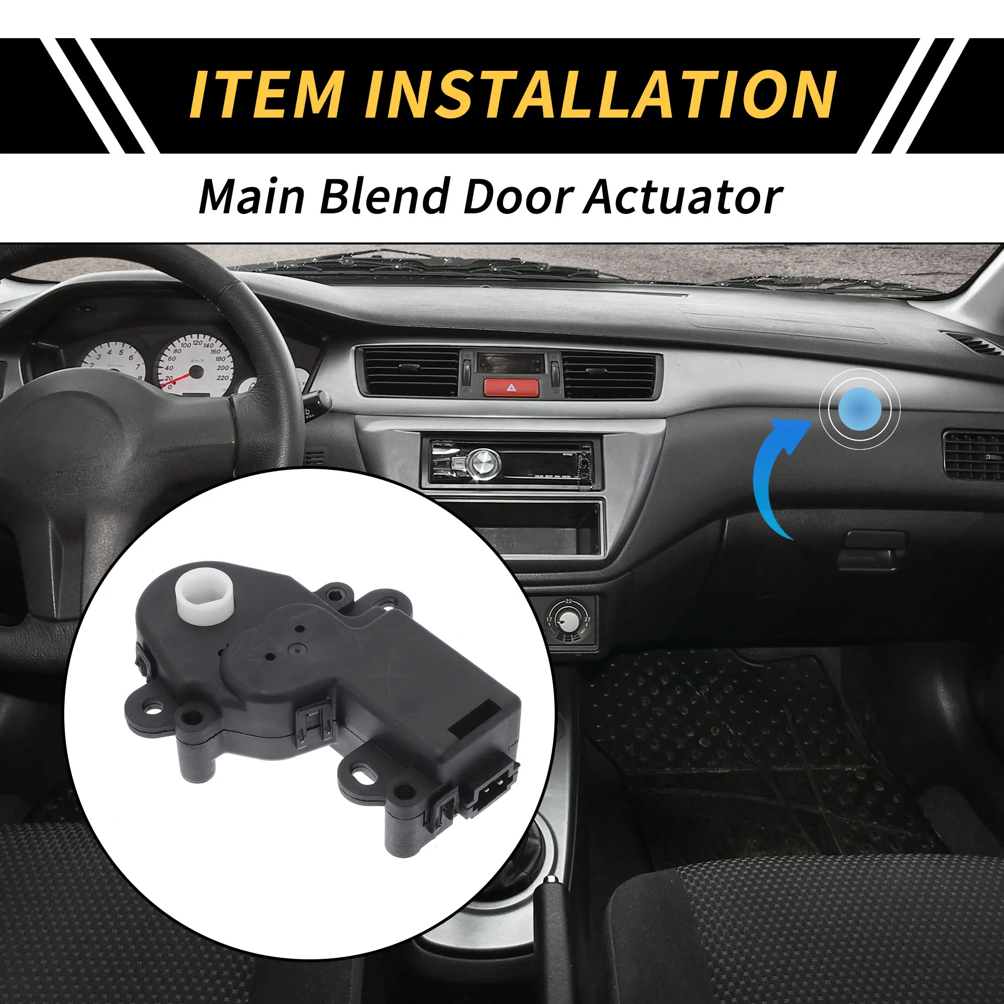 

UXCELL HVAC Воздушный дверной привод Нагревательная смесь для Chevrolet Colorado 2004-2012 No 604132