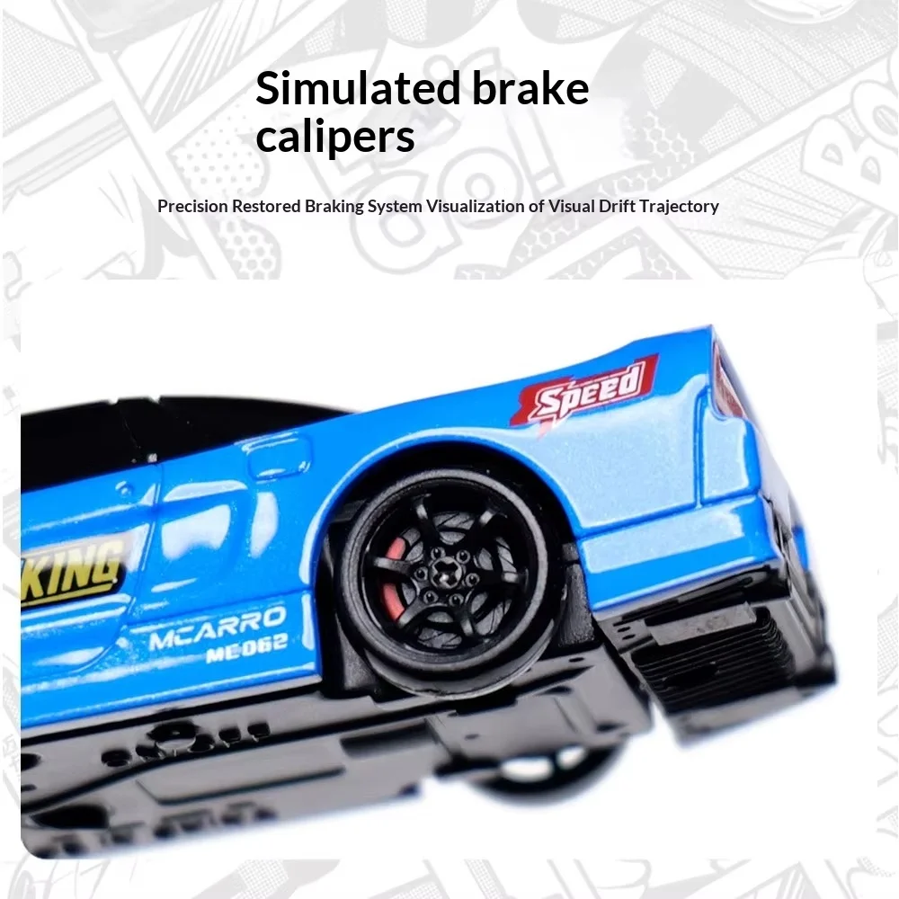 1: 64 mini four-wheel drive drift car RC remote control car gift car model birthday boyfriend child high-speed racing JDM - view 5