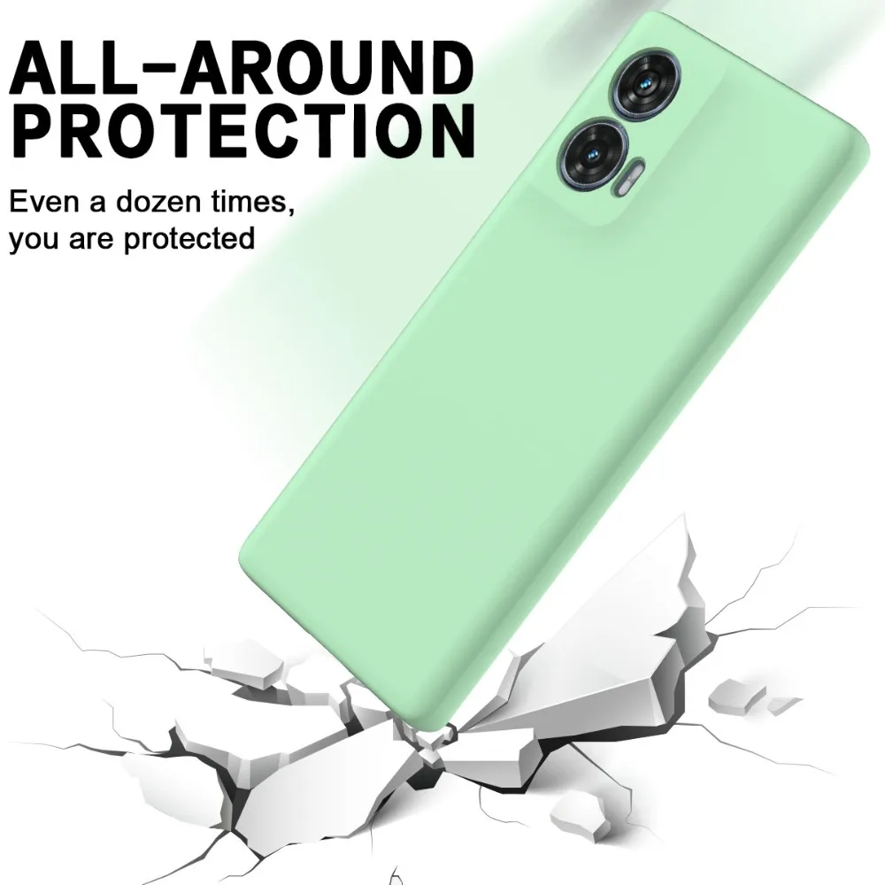 Soft Liquid Silicone Case protective Funda for Motorola Moto Edge 50 Fusion Case for Motorola Edge 50 Fusion Case